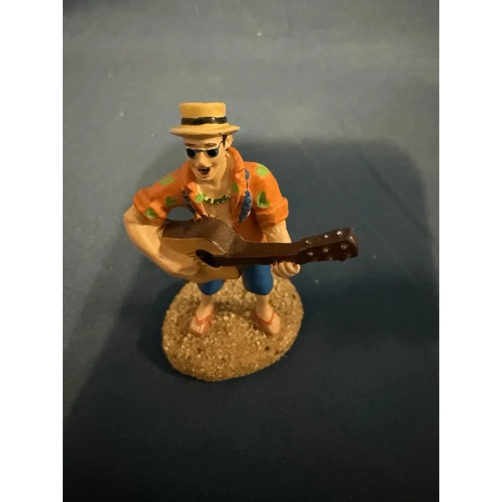 Dept 56 Margaritaville Village Accessories Beach Musician Cooler Lot Retired Set